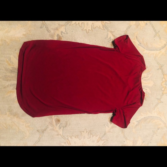 Red sequin long shirt / short dress - Picture 4 of 5